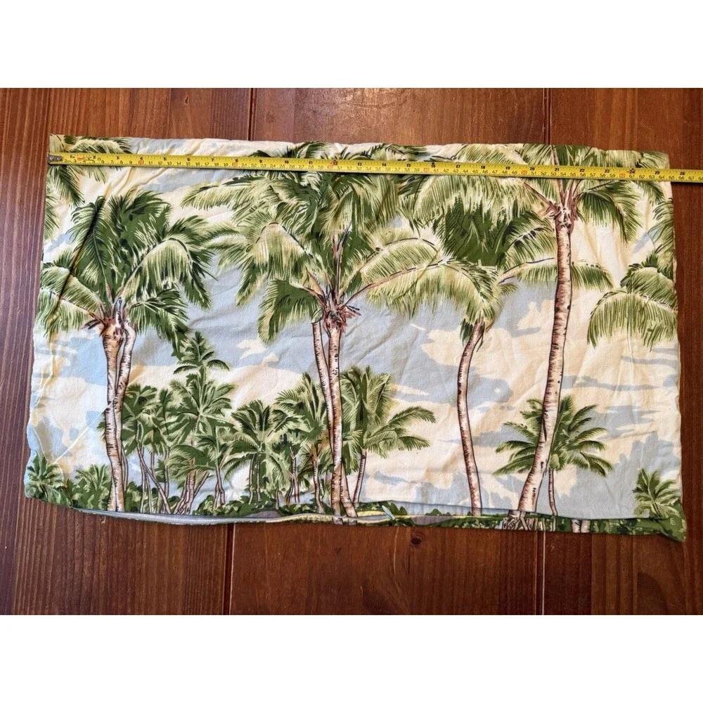 Pottery Barn Tropical Bolster Pillow Cover 16x26 100% Cotton